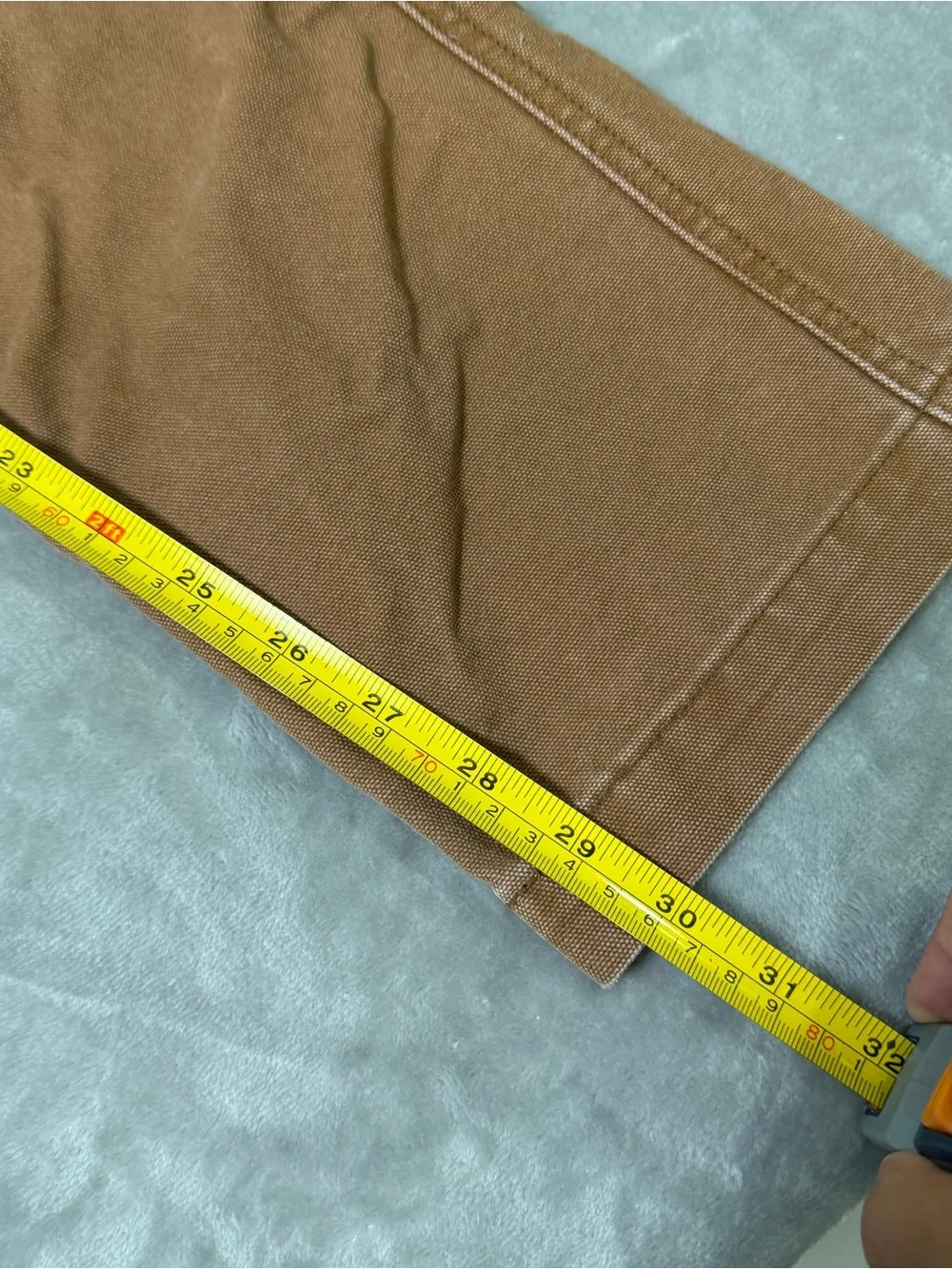 Levi's Premium Utility Chore Pants Loose Tapered Toffee Brown Men's 28 ACTUAL 30